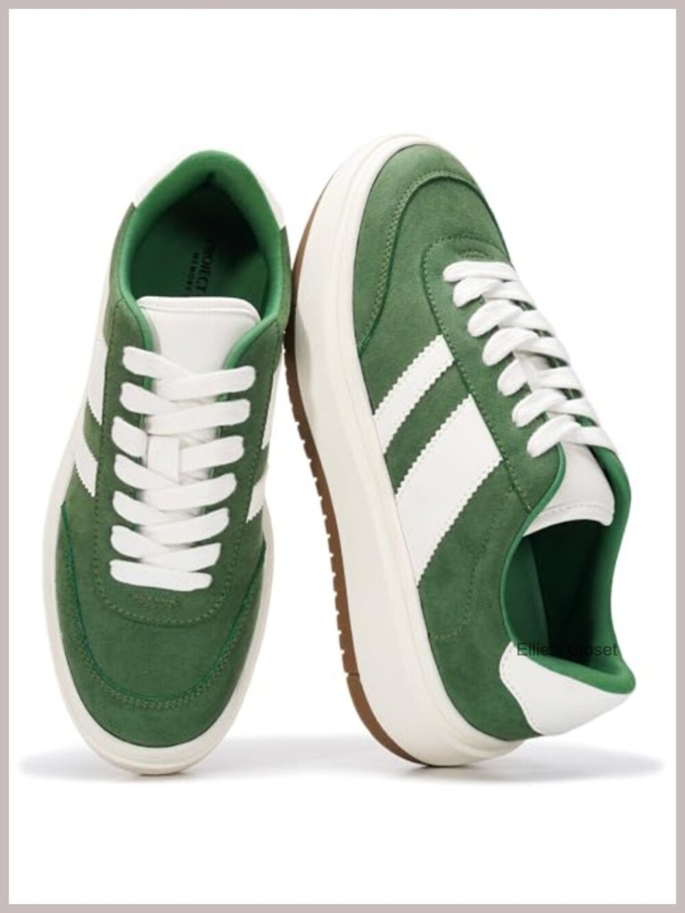 Fashion Platform Sneakers for Women - Lace-up Womens Shoes